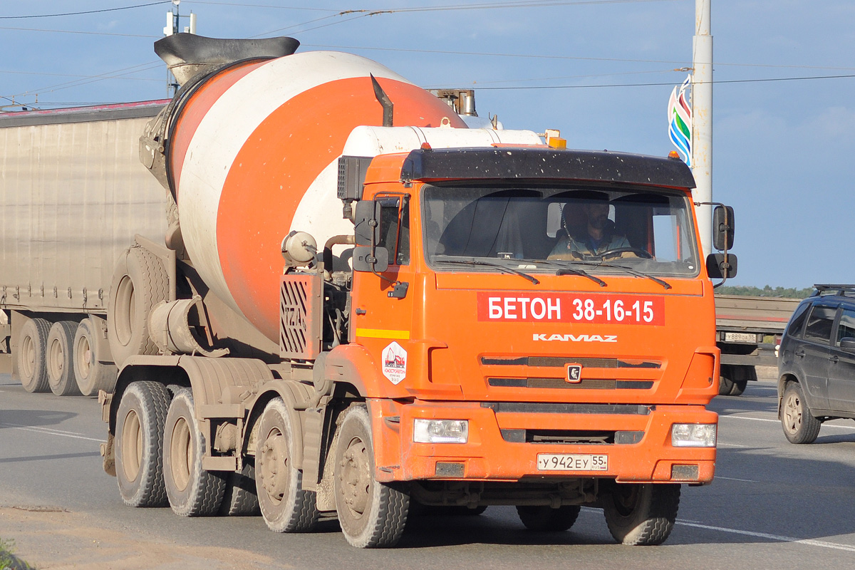 Омская область, № У 942 ЕУ 55 — КамАЗ-6540-A5(48)