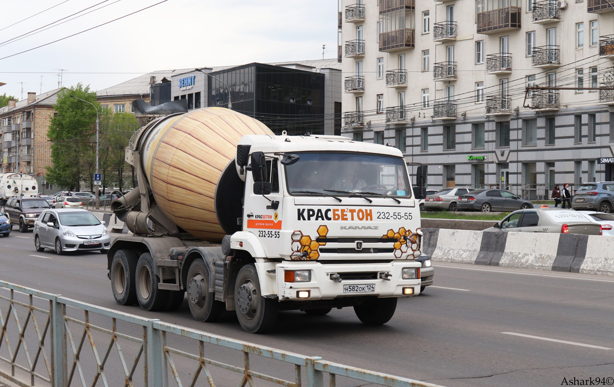 Красноярский край, № Н 582 ОК 124 — КамАЗ-6540-A4(23)
