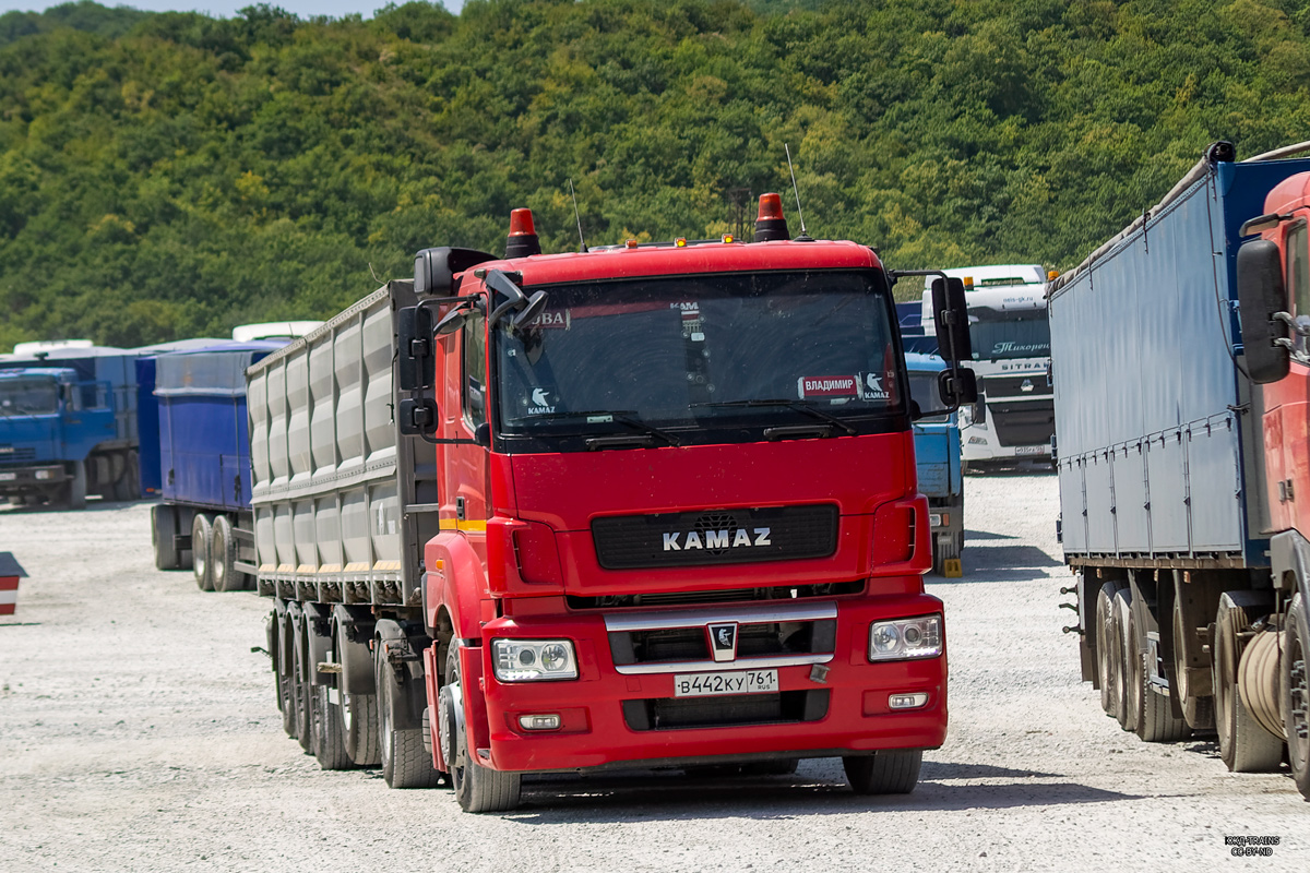 Ростовская область, № В 442 КУ 761 — КамАЗ-5490-S5(87)