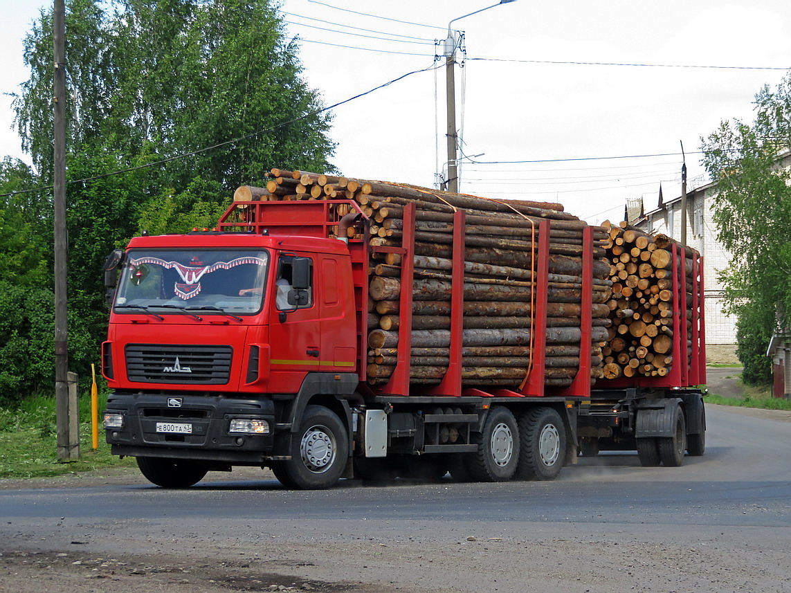 Кировская область, № Е 800 ТА 43 — МАЗ-64228