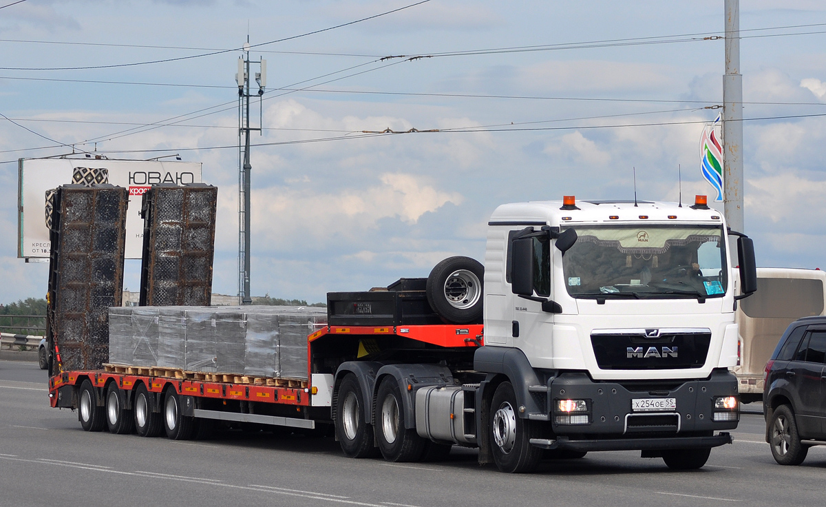 Омская область, № Х 254 ОЕ 55 — MAN TGS 33.440