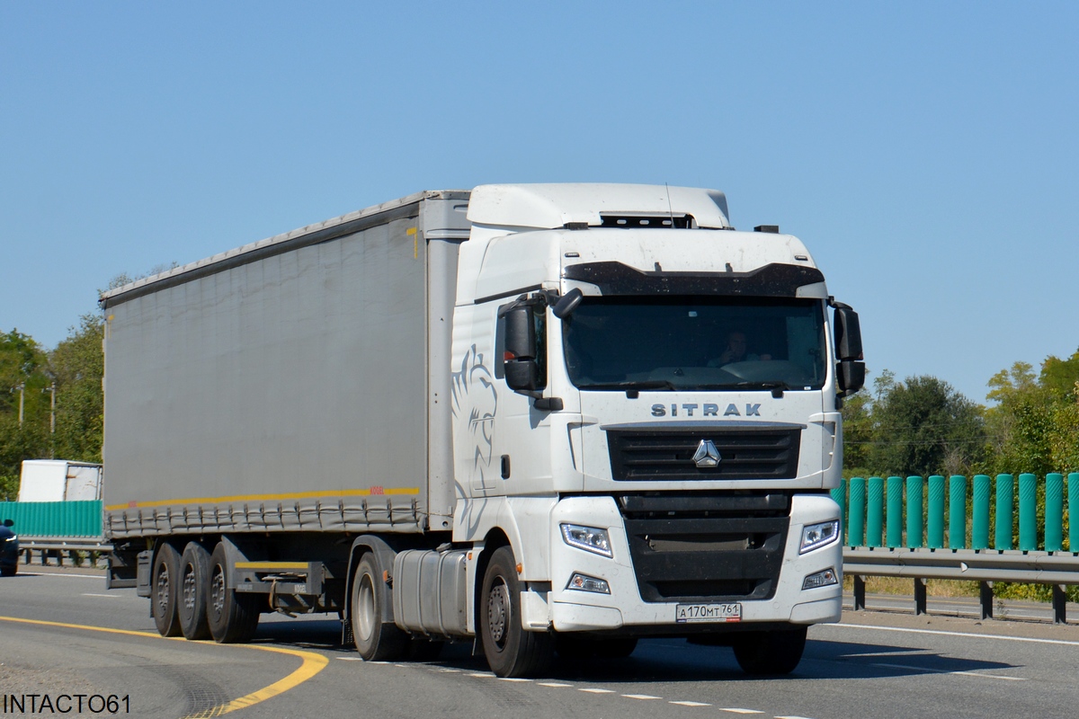 Ростовская область, № А 170 МТ 761 — Sitrak C7H ZZ4186