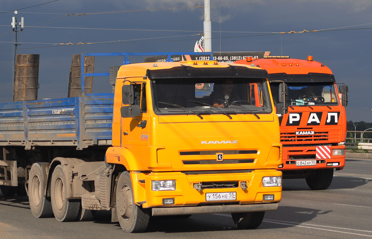 Омская область, № У 156 НЕ 55 — КамАЗ-65116-A5(48)