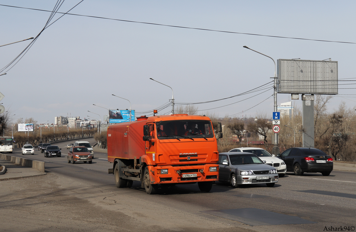 Красноярский край, № С 496 ЕР 124 — КамАЗ-43253-A3(96)