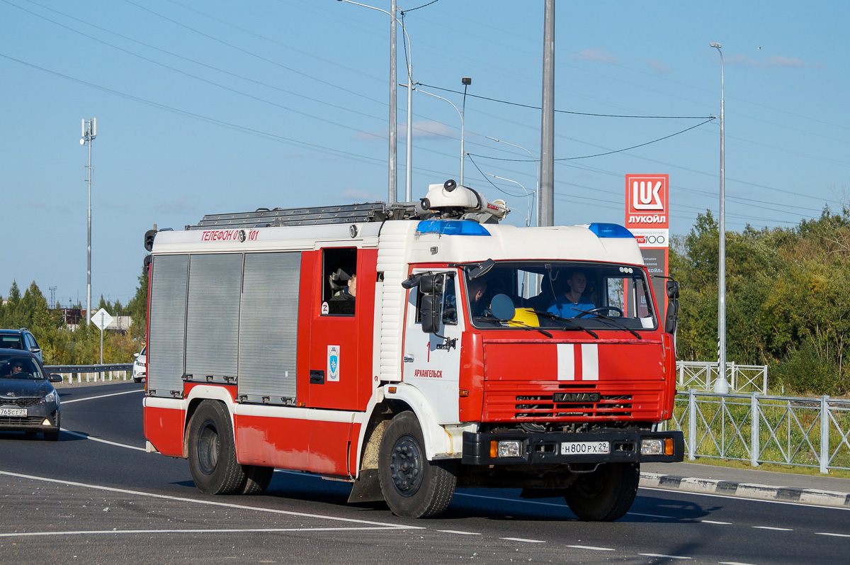 Архангельская область, № Н 800 РХ 29 — КамАЗ-43253-A3(96)