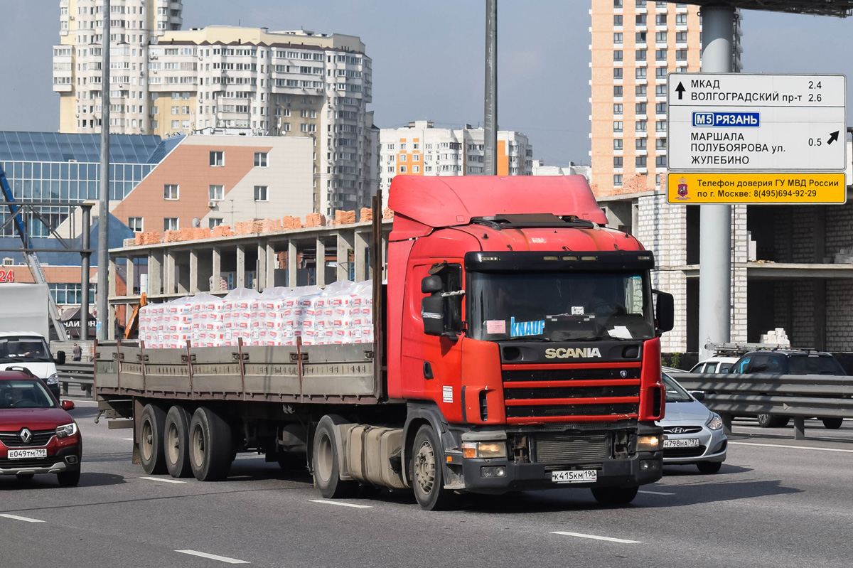 Московская область, № К 415 КМ 190 — Scania ('1996) R124L