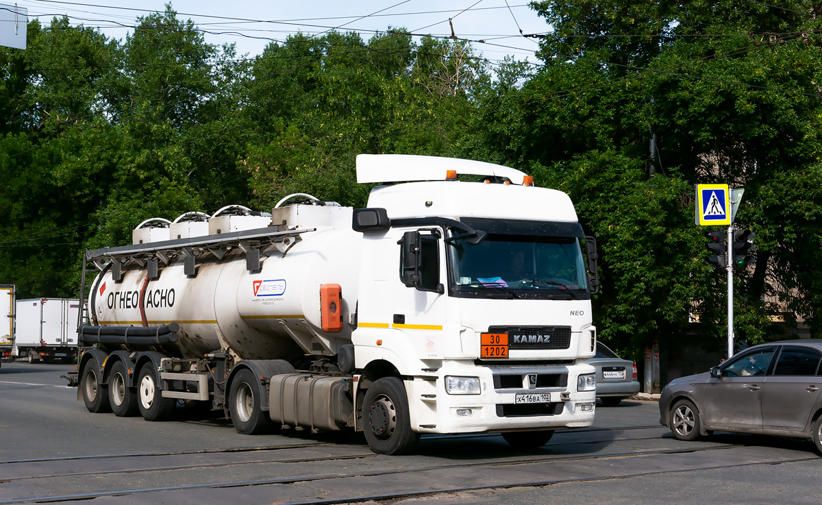 Башкортостан, № Х 416 ВА 102 — КамАЗ-5490-S5(87)