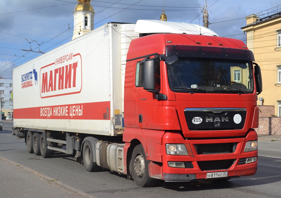 Смоленская область, № Н 811 КС 37 — MAN TGX ('2007) 18.360