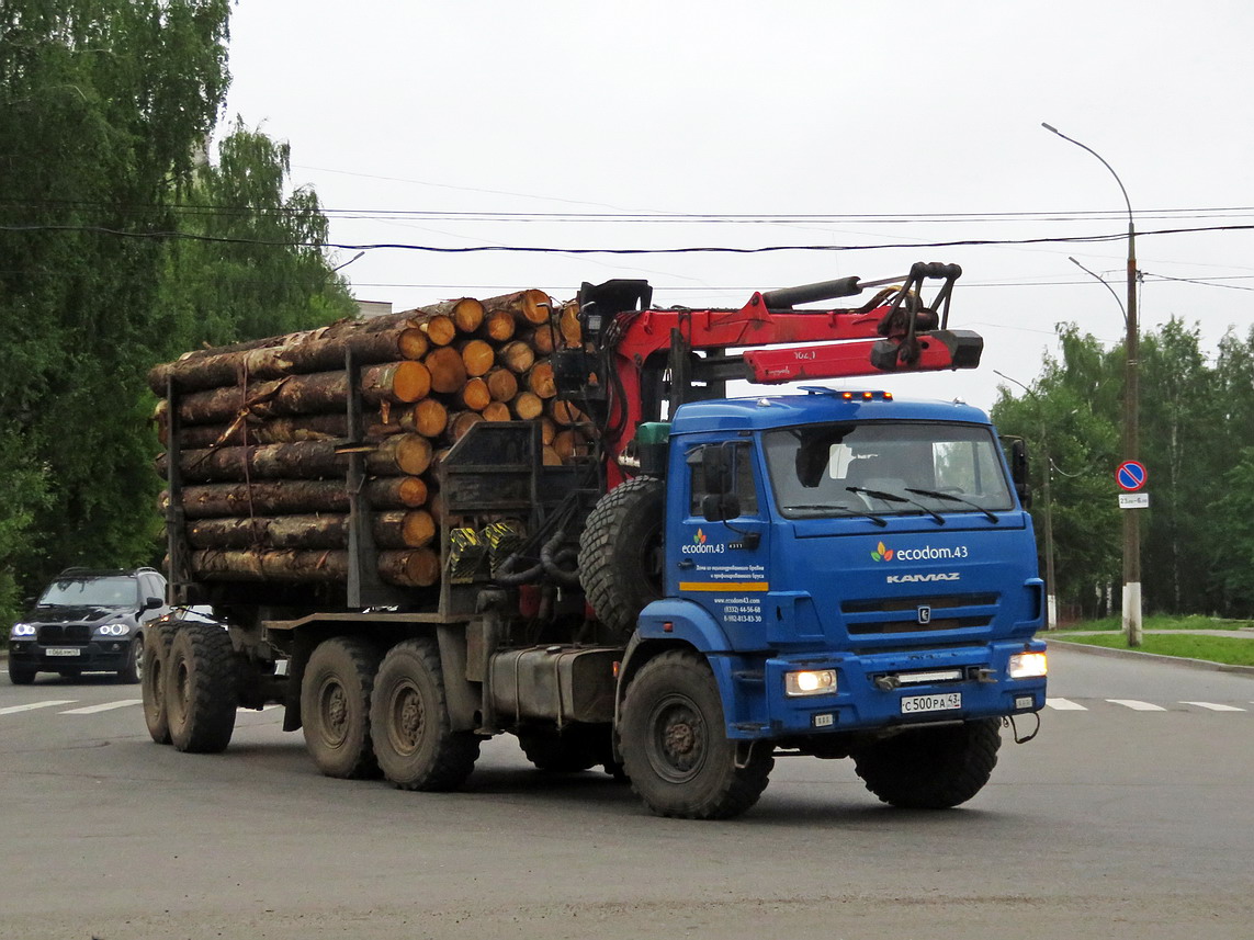Кировская область, № С 500 РА 43 — КамАЗ-43118 (общая модель)