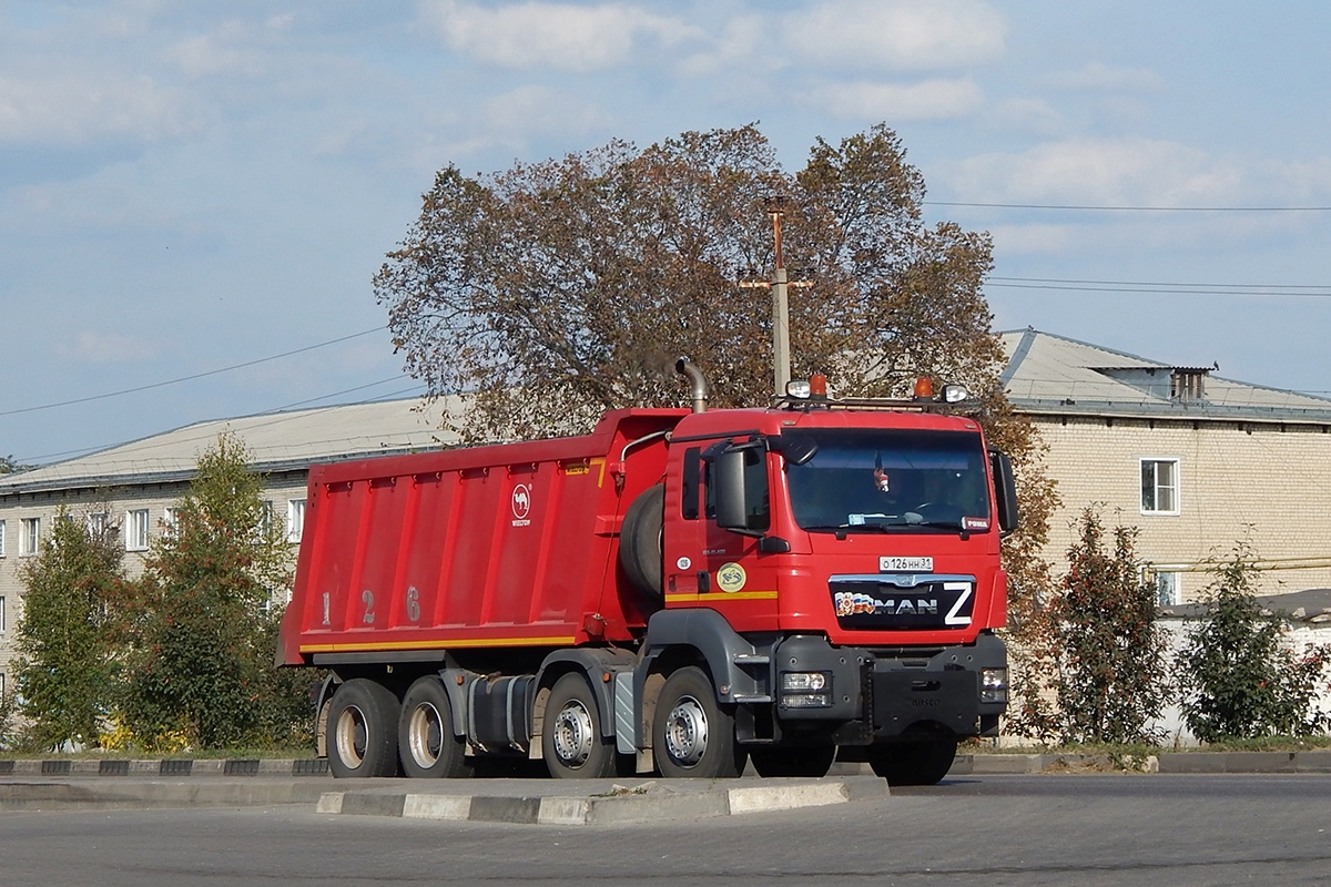 Белгородская область, № О 126 НН 31 — MAN TGS 41.400