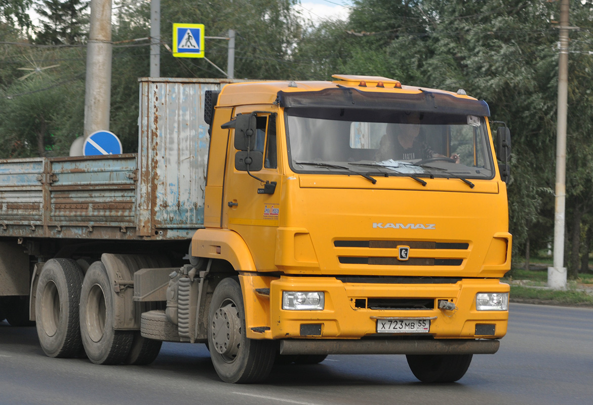 Омская область, № Х 723 МВ 55 — КамАЗ-65116-A5(48)
