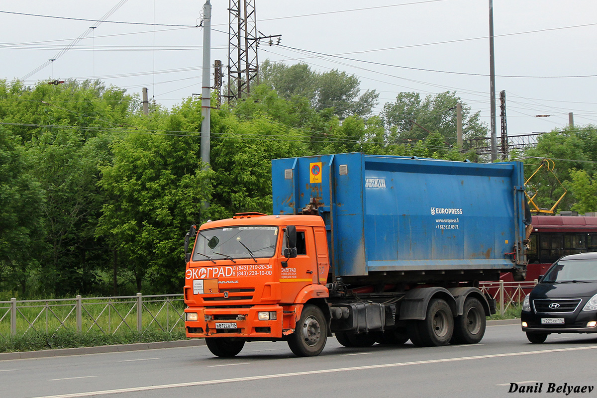 Татарстан, № А 812 ЕВ 716 — КамАЗ-65115-L4(19)