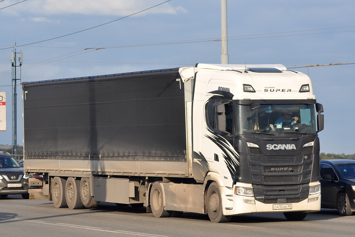 Тамбовская область, № О 410 ХЕ 68 — Scania ('2016) S-Series (общ. м)