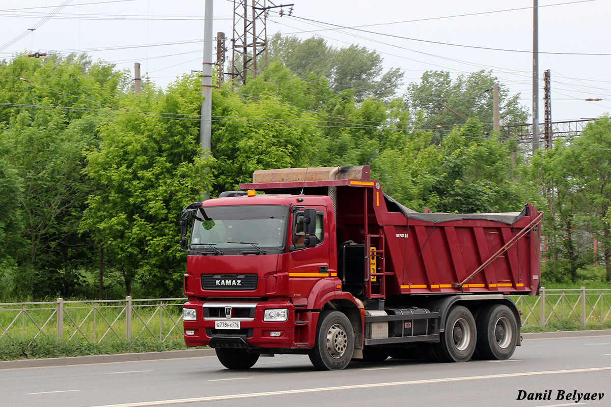 Татарстан, № Е 778 НХ 716 — КамАЗ-6580-S5(87)