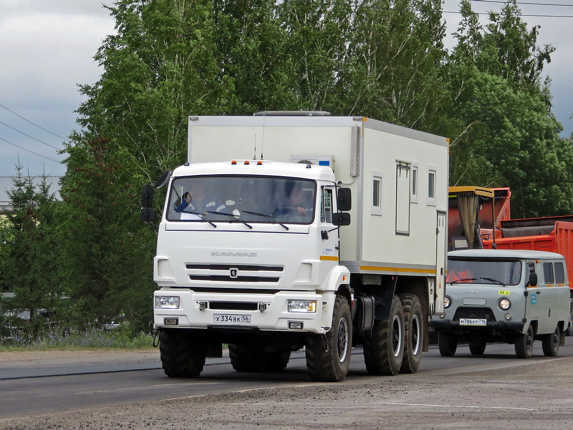 Оренбургская область, № Х 334 ВК 56 — КамАЗ-43118-46