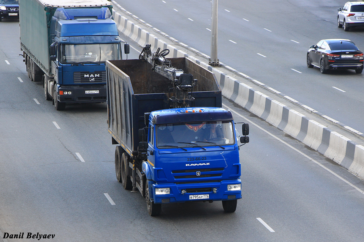 Челябинская область, № В 795 АР 774 — КамАЗ-65115-A5(48)