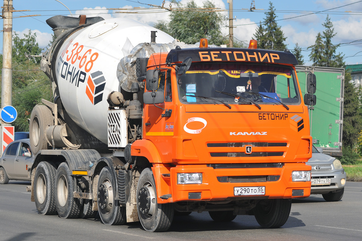 Омская область, № У 290 ТО 55 — КамАЗ-6540-A5(48)
