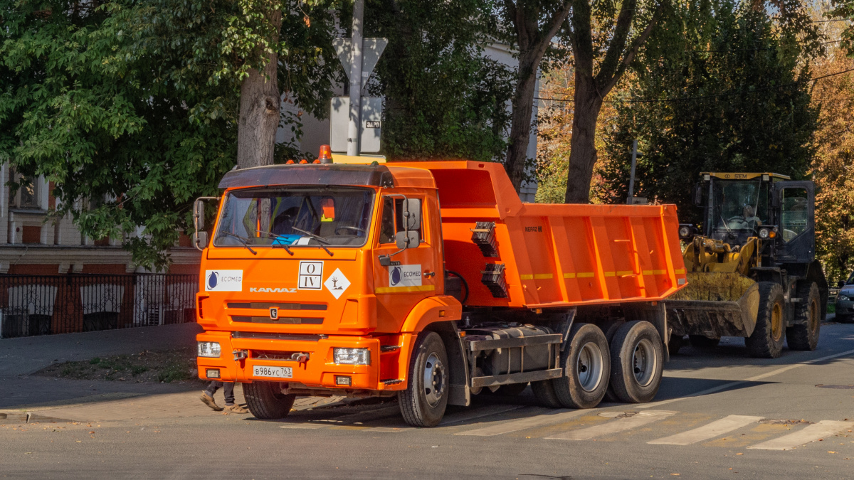 Самарская область, № В 986 УС 763 — КамАЗ-65115-A5(48)