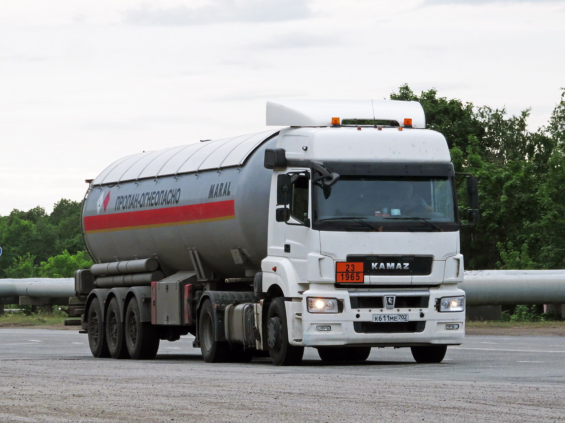 Башкортостан, № К 611 МЕ 702 — КамАЗ-5490-S5(87)