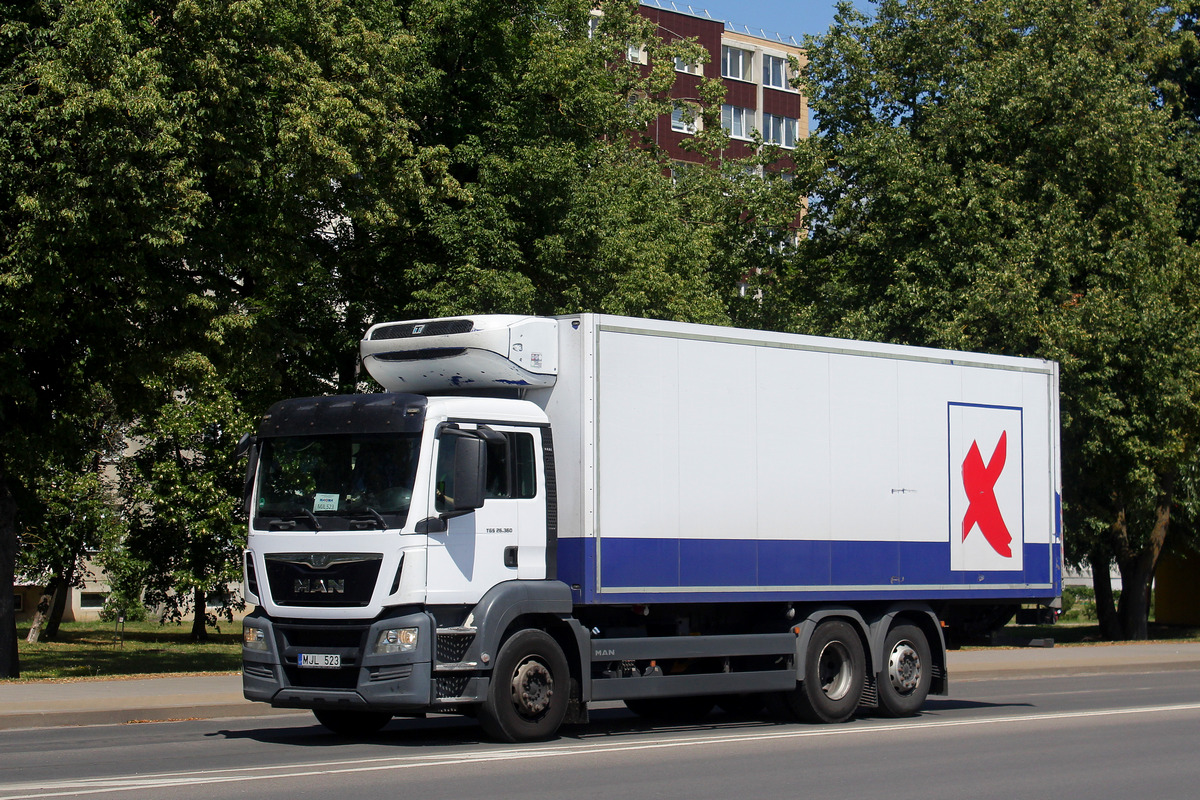 Литва, № MJL 523 — MAN TGS Euro 6 (Общая модель)
