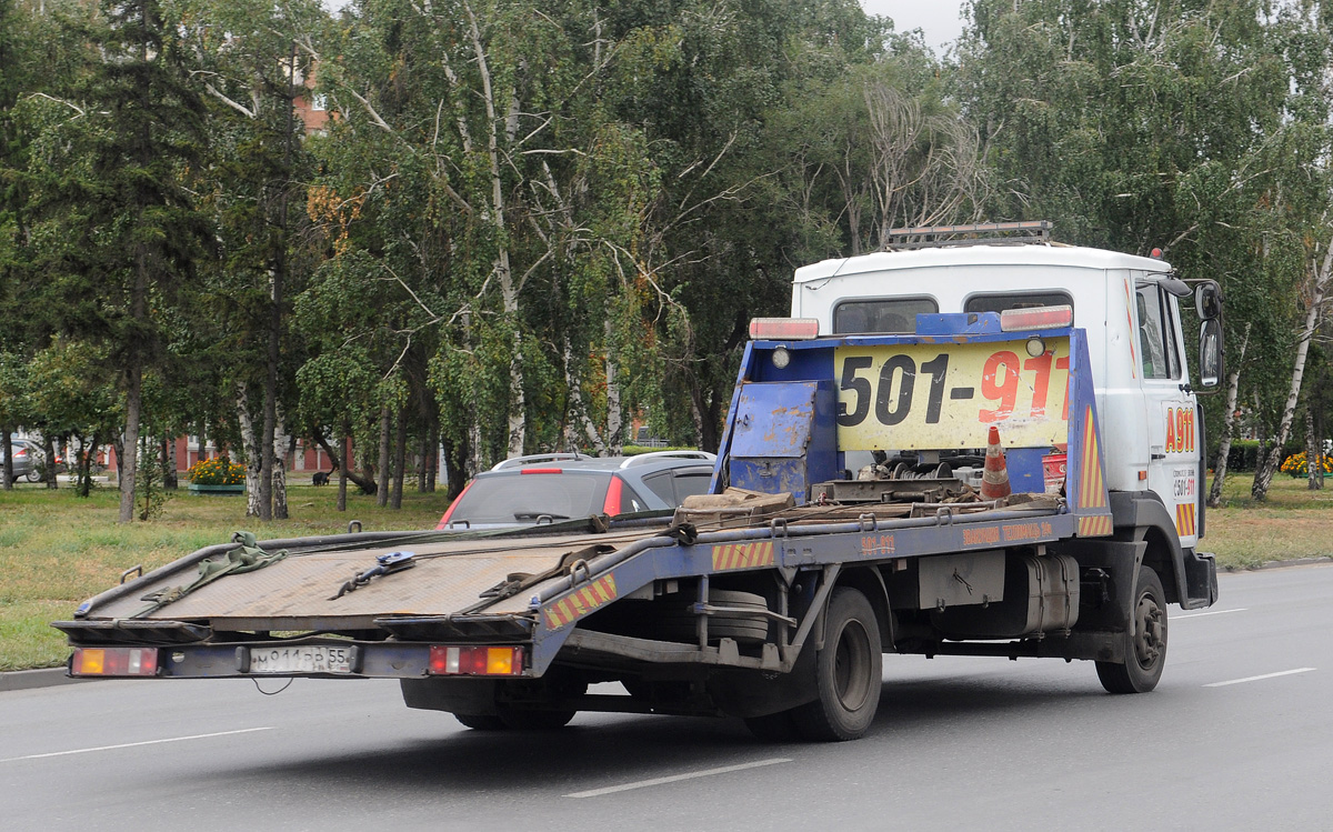 Омская область, № М 911 РР 55 — МАЗ-437041