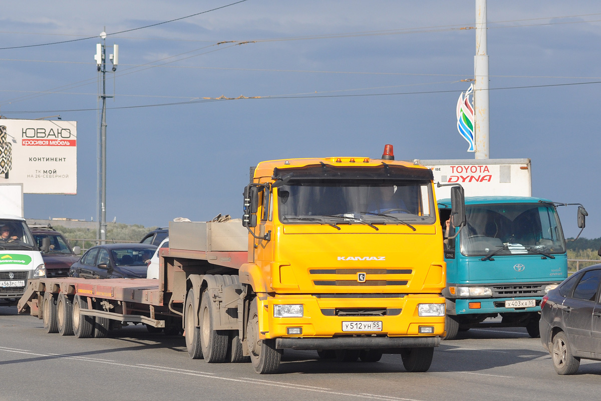 Омская область, № У 512 УН 55 — КамАЗ-65116-A5(48)