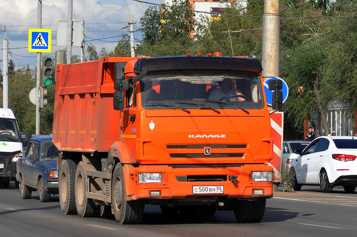Омская область, № С 500 ВН 55 — КамАЗ-65115-A5(48)