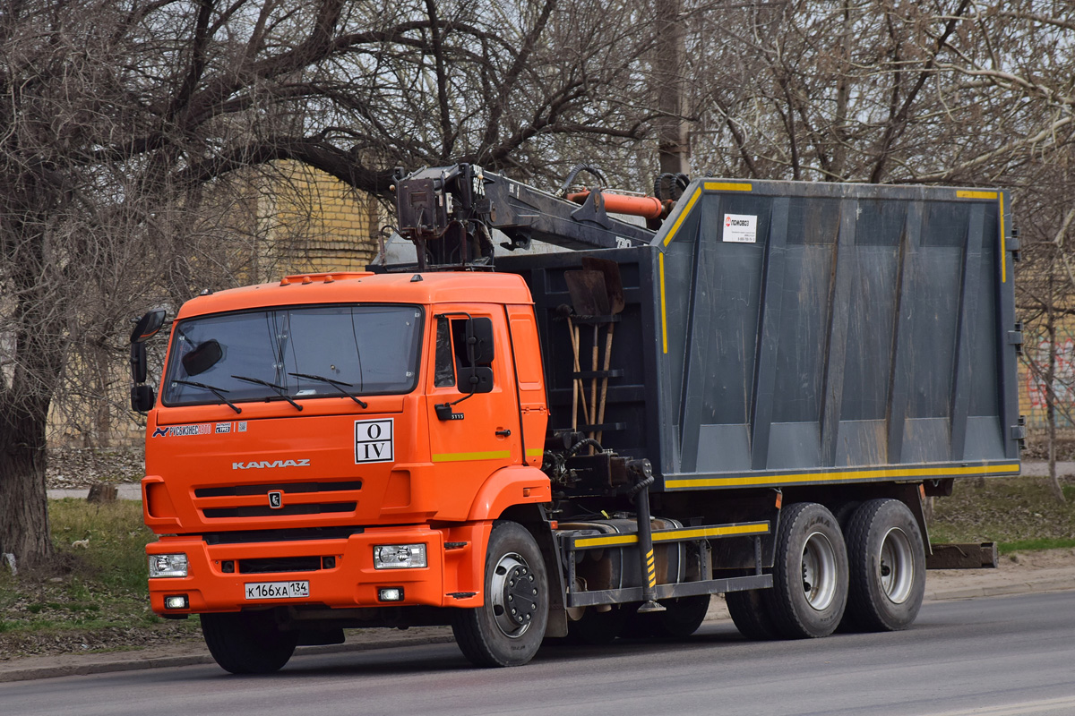 Волгоградская область, № К 166 ХА 134 — КамАЗ-65115-A5(48)