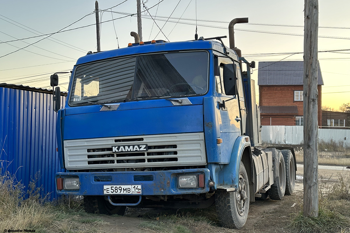 Саха (Якутия), № Е 589 МВ 14 — КамАЗ-5410