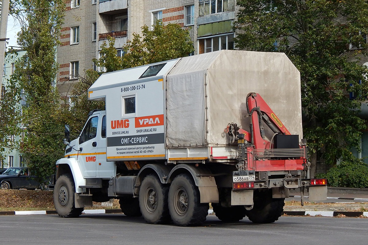 Челябинская область, № О 586 АВ 774 — Урал NEXT 4320-74