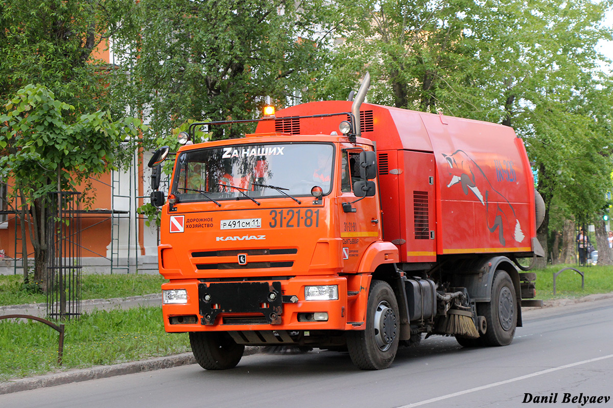 Коми, № Р 491 СМ 11 — КамАЗ-53605 (общая модель)