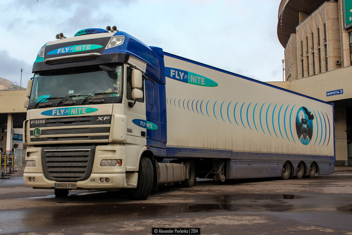 Великобритания, № WN59 FBN — DAF XF105 FT