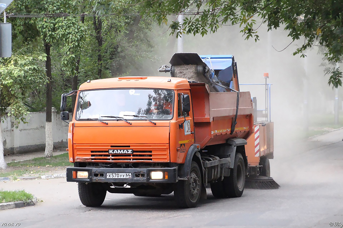 Саратовская область, № Х 570 УУ 64 — КамАЗ-43255-A3(96)