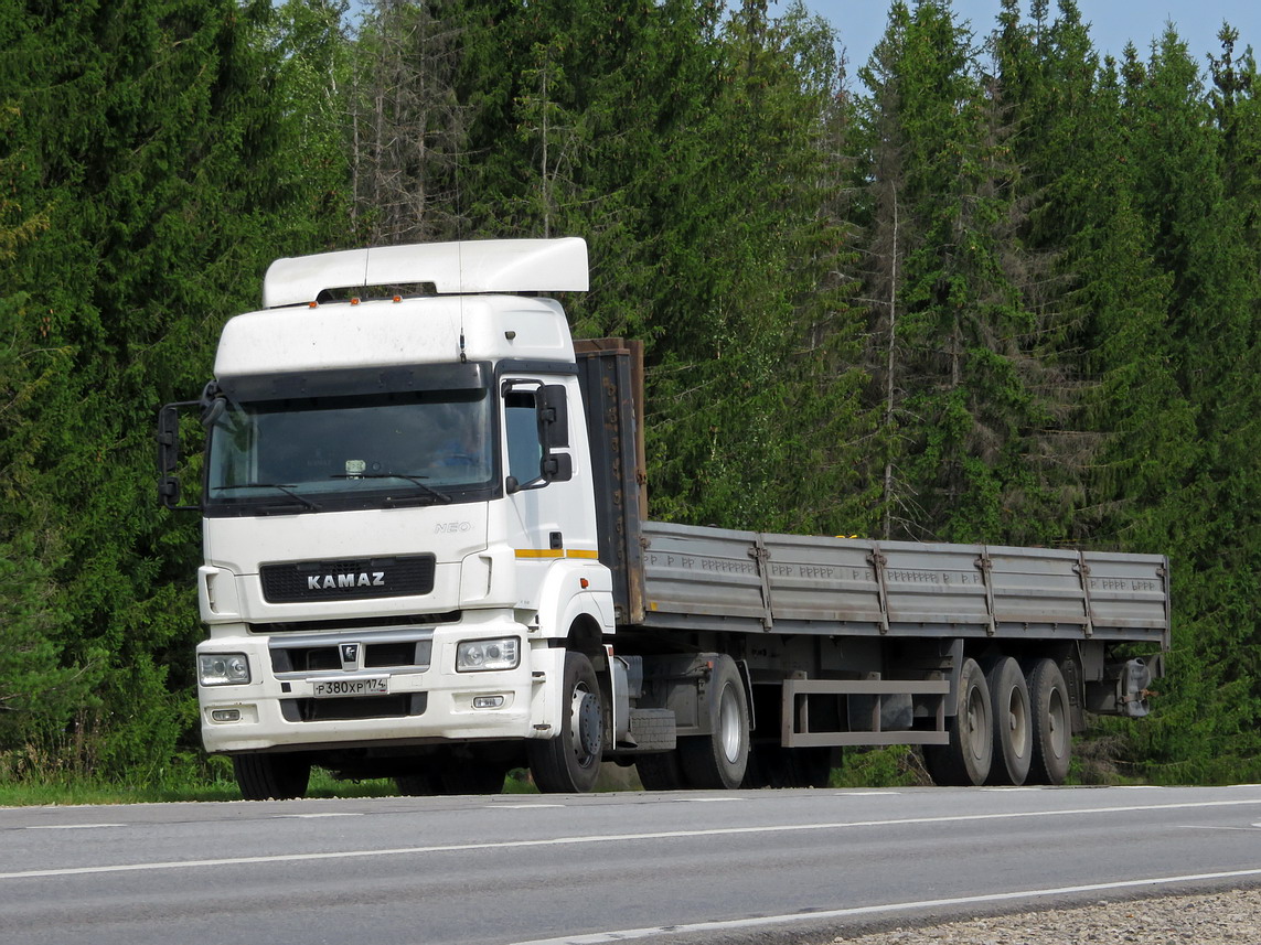 Челябинская область, № Р 380 ХР 174 — КамАЗ-5490-S5(87)