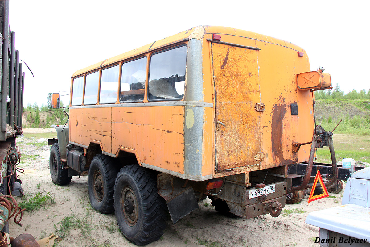 Ненецкий автономный округ, № У 492 МХ 86 — Урал-43443 (СТ-Авто)