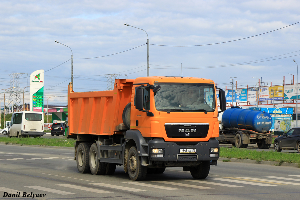 Челябинская область, № Н 943 ТА 174 — MAN TGS 33.350