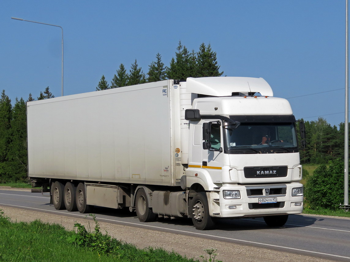 Санкт-Петербург, № О 824 УХ 47 — КамАЗ-5490-S5(87)