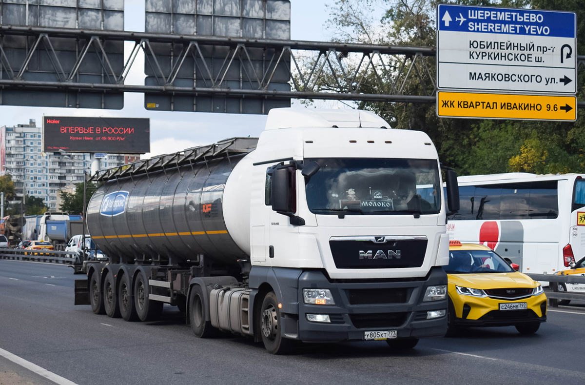 Москва, № У 805 ХТ 777 — MAN TGX ('2007) 18.400