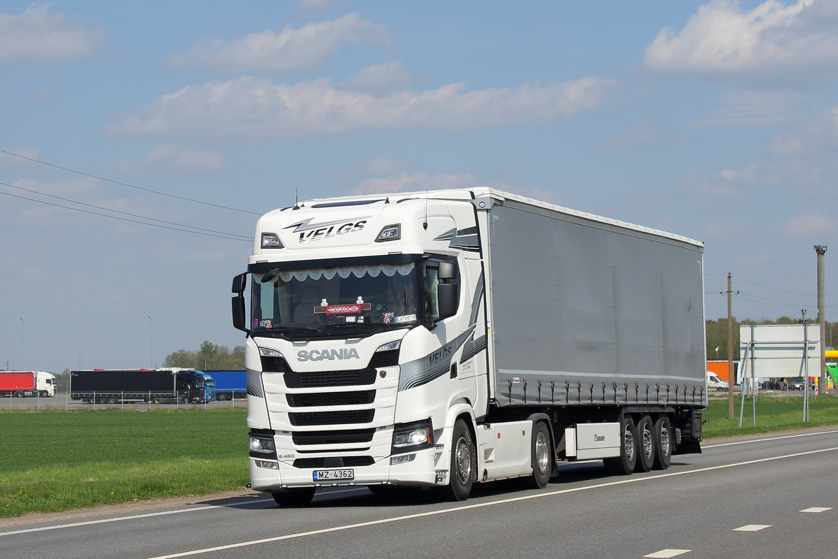 Латвия, № MZ-4362 — Scania ('2016) S450