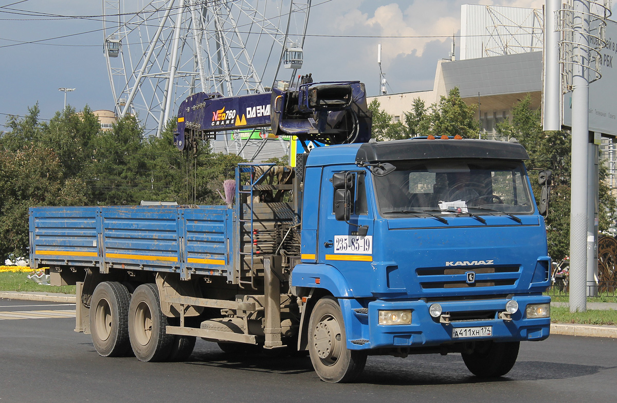 Челябинская область, № А 411 ХН 174 — КамАЗ-65117-N3(78)