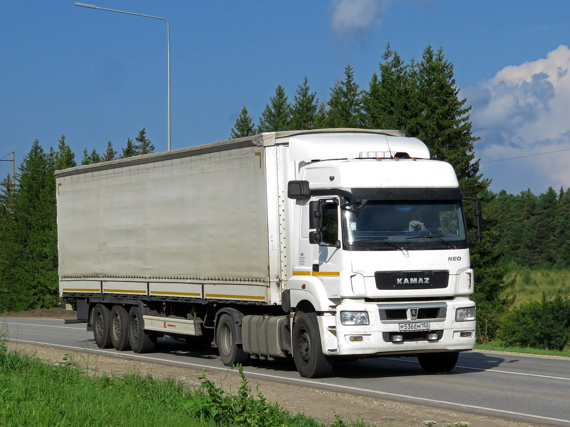 Нижегородская область, № Р 536 ЕМ 152 — КамАЗ-5490-S5(87)