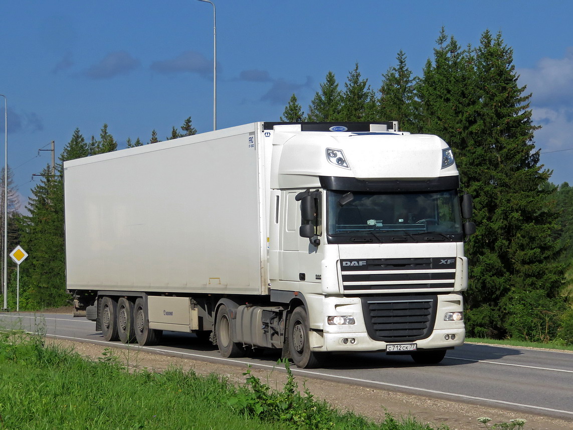 Москва, № С 712 СК 77 — DAF XF105 FT