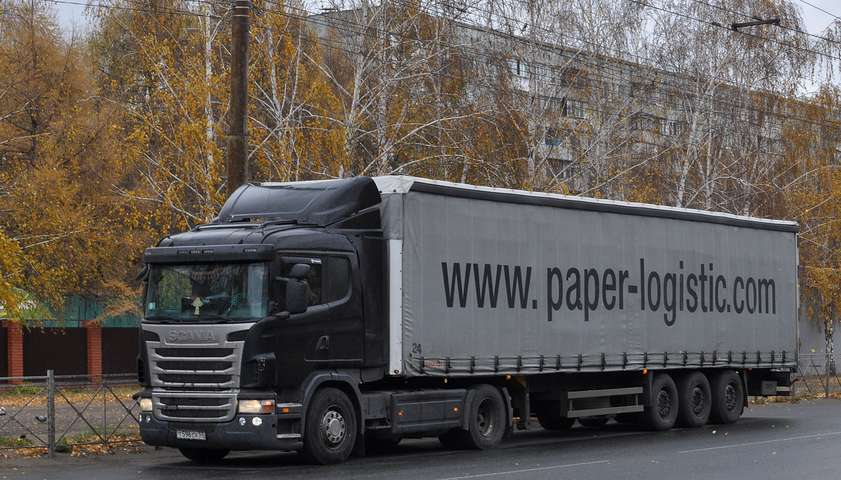 Омская область, № Т 596 СХ 55 — Scania ('2009) G380