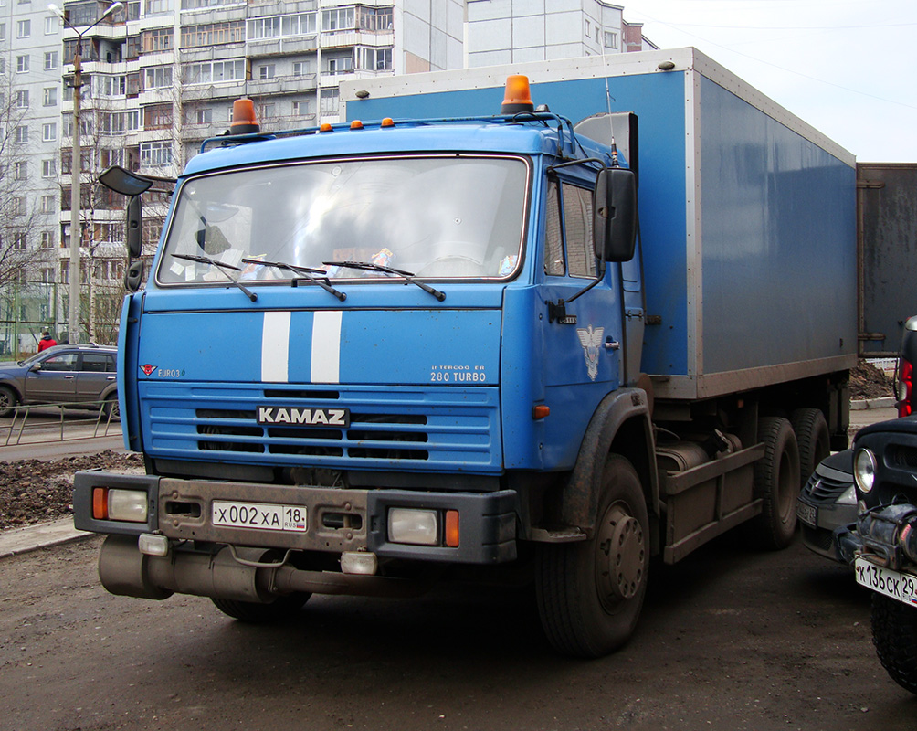 Удмуртия, № Х 002 ХА 18 — КамАЗ-65115 (общая модель)