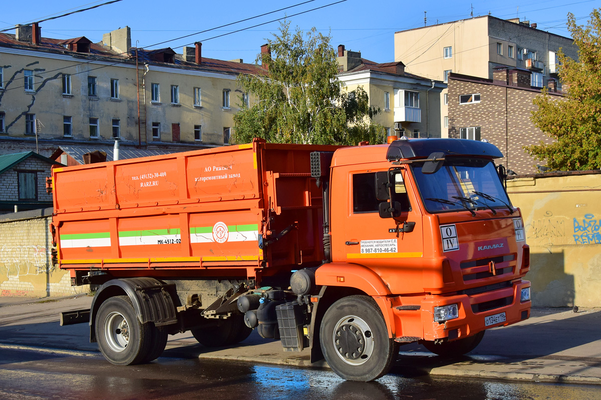 Саратовская область, № О 134 ЕТ 196 — КамАЗ-43253-G5(69)