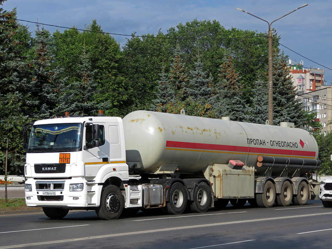 Кировская область, № Н 736 РН 43 — КамАЗ-65206-S5(87)
