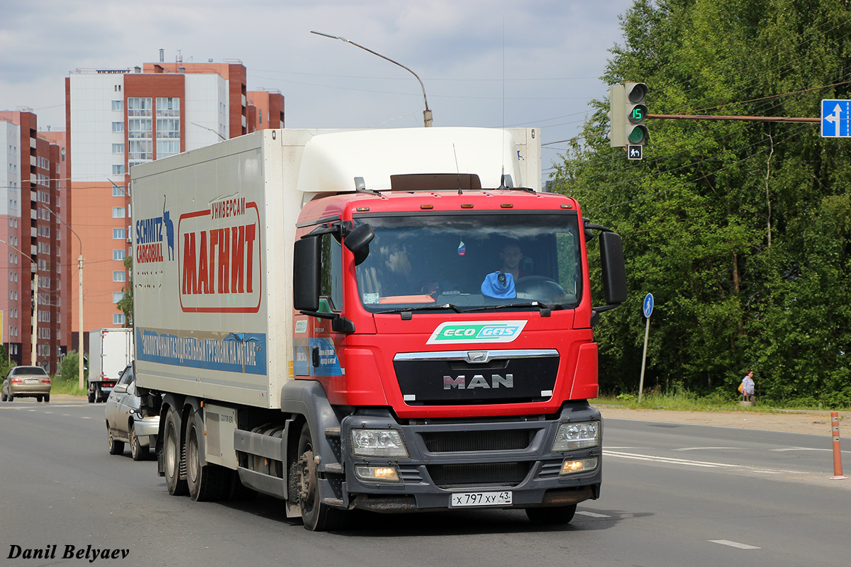Мурманская область, № Х 797 ХУ 43 — MAN TGS 28.360