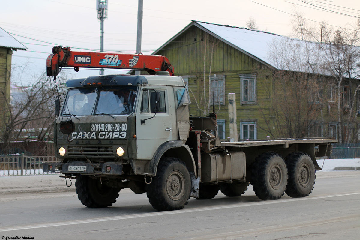 Саха (Якутия), № О 048 ЕТ 14 — КамАЗ-43101