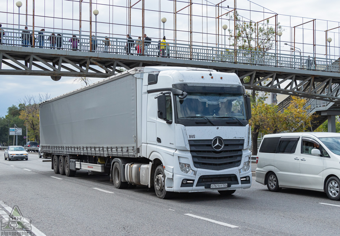 Красноярский край, № О 761 ОТ 124 — Mercedes-Benz Actros '18 1845 [Z9M]
