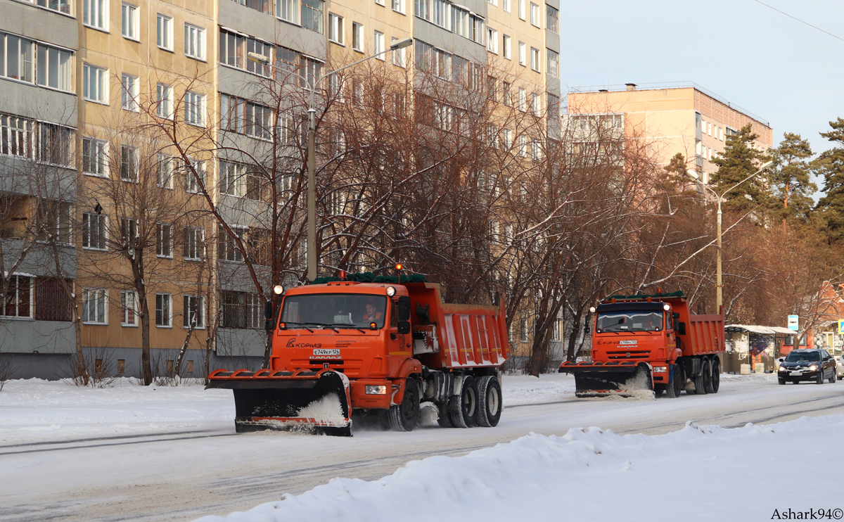 Красноярский край, № Е 749 КР 124 — КамАЗ-65115-L4(19)